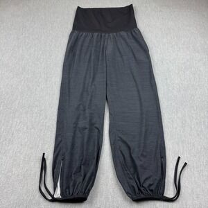 Lululemon Om Pants Women 4 Gray Commuter Denim Yoga Jogger Lightweight Athletic